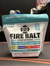 Fire Science Fire Salt Hydration Sticks, Electrolytes & Coconut Water, Hydrat...