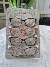 Nine West Designer Reading Glasses 2.50 New Eyewear Pack Of 4