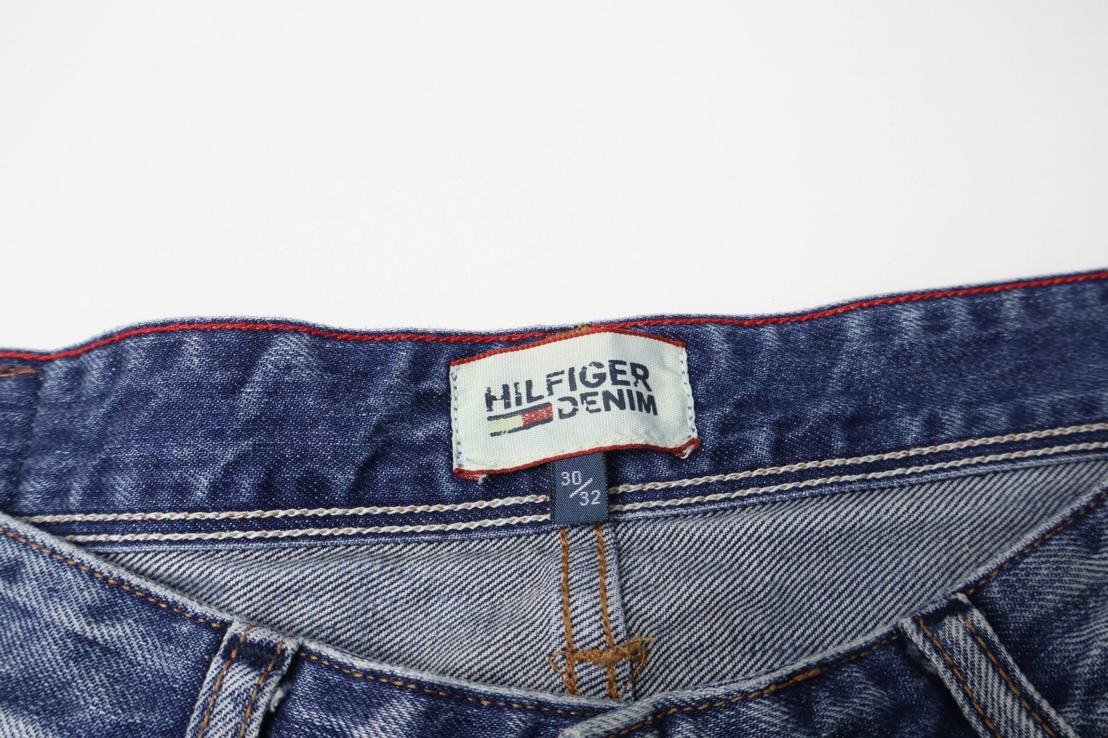 TOMMY HILFIGER Scanton Peb Penrose Blue Jeans Men's W30/L32 Faded Zip Fly Slim thumbnail 8