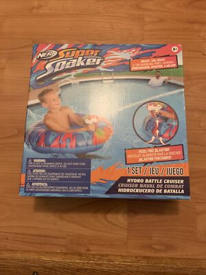 Nerf Super Soaker Hydro Battle Ride-On Cruiser Inflatable Pool Float