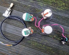 Solderless Les Paul Wiring Harness Bourns 27mm Pots PTB Tone Circuit Orange Drop