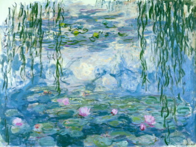 Waterlilies by Claude Monet Oil painting HD Printed on canvas P1805
