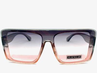 ?Women Grey Oversized Sunglasses Retro Trendy Shield Big Large Fashion Shades Women Retro Oversized Sunglasses Ladies Wide Shield Designer  main image 2