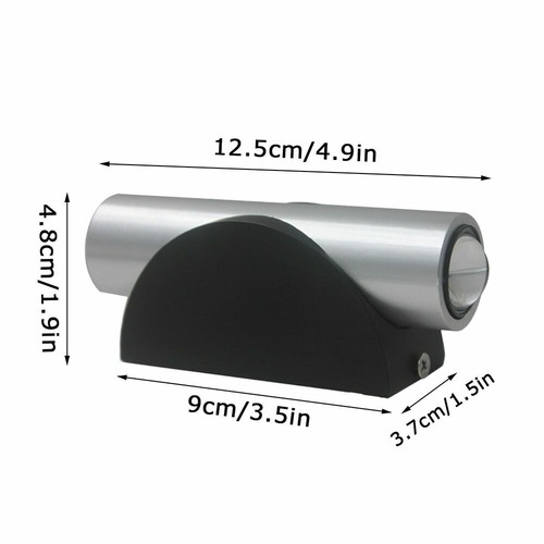 Double-headed LED Wall Lamps Home Sconce Bar Porch KTV Ceiling Safe Light Decors - Picture 2 of 30