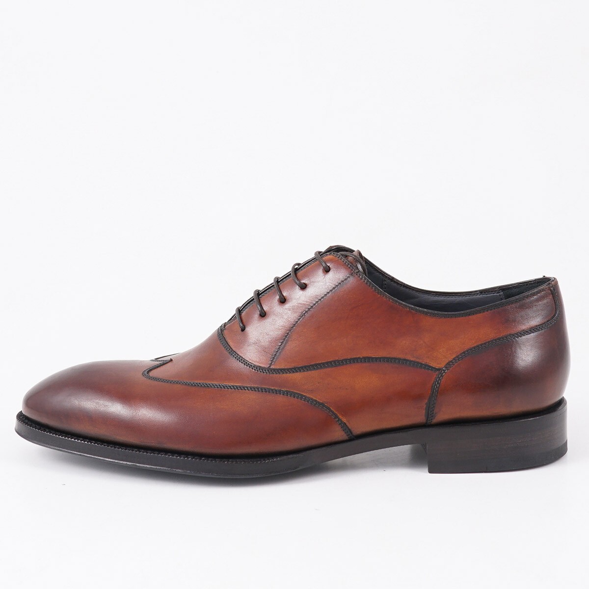 Scarpe Di Bianco Italy Luxury Wingtip Dress Shoe Men 13 Burgundy Leather Oxfords Amazon.com | Men main image 3