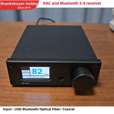Rod Rain Audio B2 DAC   5.4 Receiver USB Sound Card with Antenna #W6