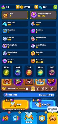 rush royale account mega whale. New legendary unit also available. 8k trophies