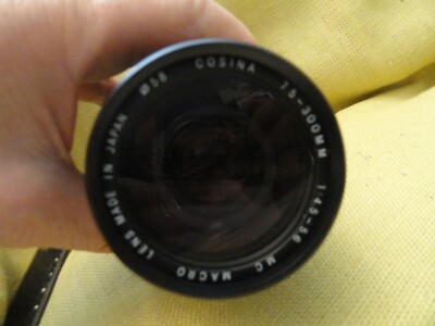 COSINA レンズ　75-300MM Super Cosina 75-300mm MC Macro Zoom Lens Yashica/Contax Mount 4.5