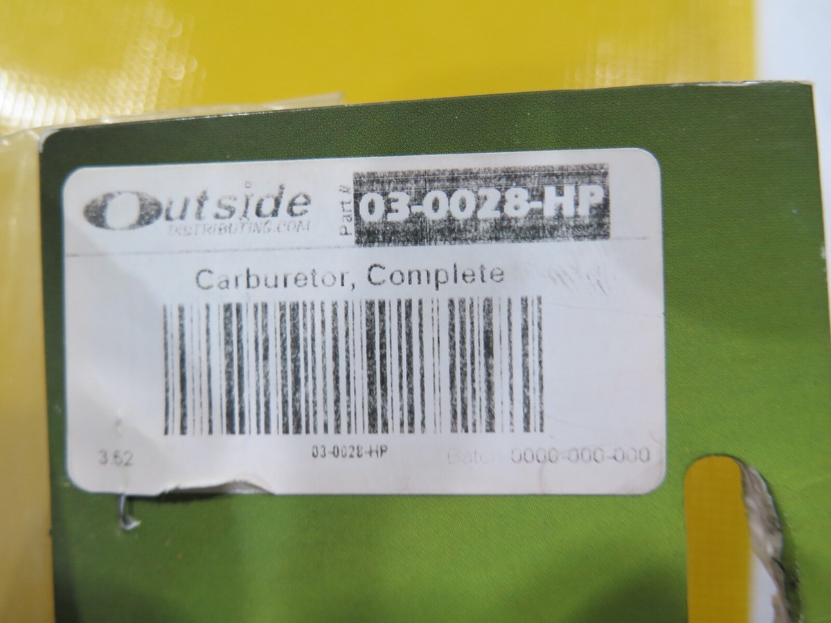 Outside 03-0028-HP Performance Keihn Carburetor w/ Electric