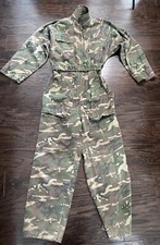 Vintage Ideal Camo Camoflage Treebark Hunting Suit Coveralls Mens Size 34-36 Vtg