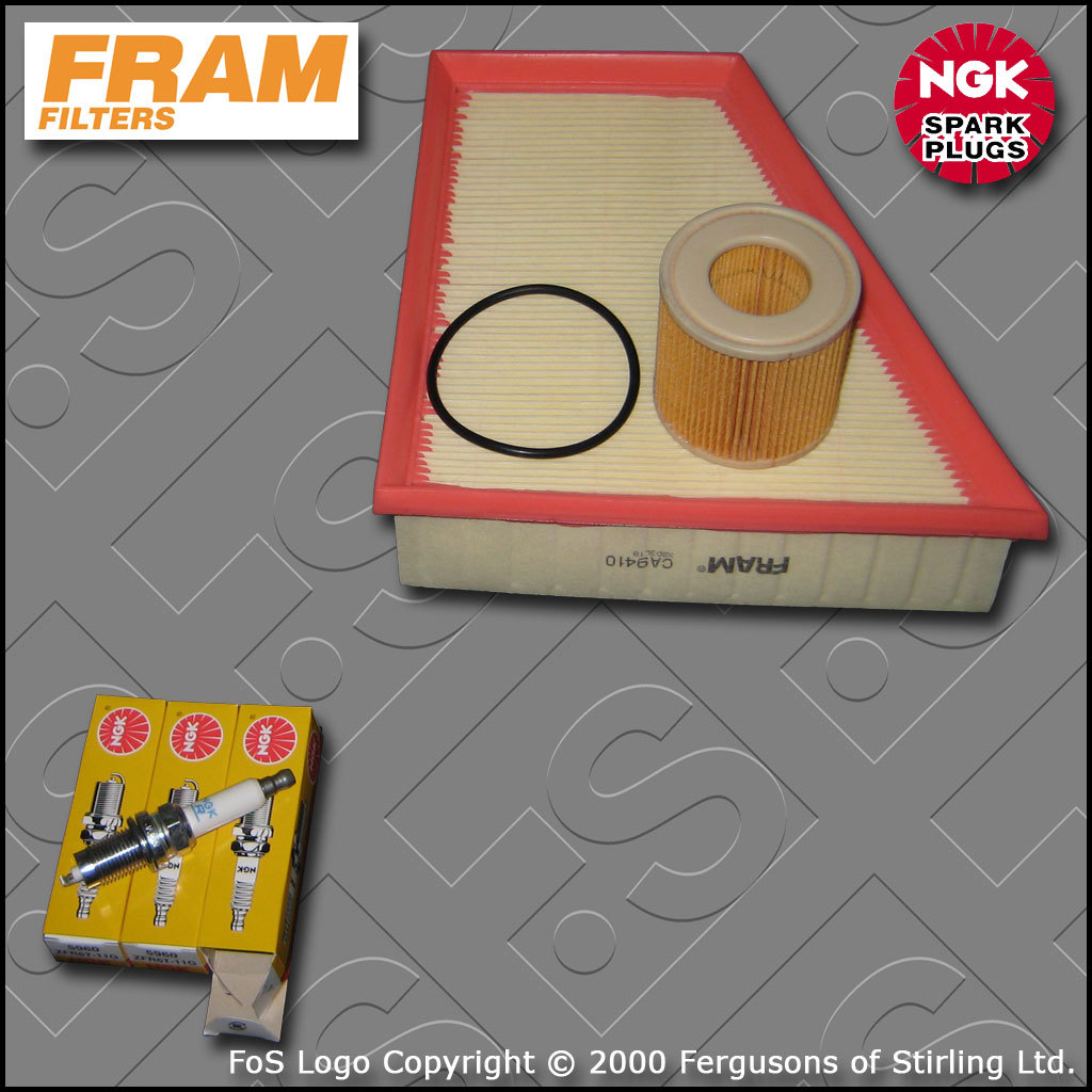 SERVICE KIT VW POLO (6R) 1.2 PETROL FRAM OIL AIR FILTERS NGK PLUGS (2009-2014)