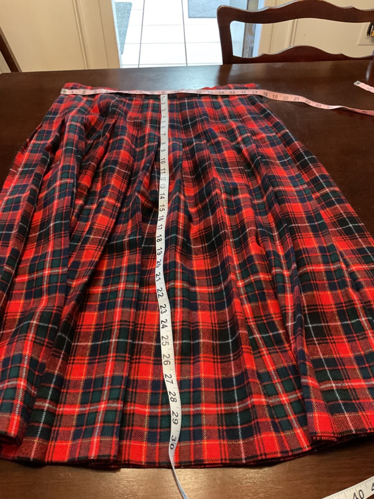 Pendleton Wool Pleated Skirt Authentic Macinnes T… - image 2