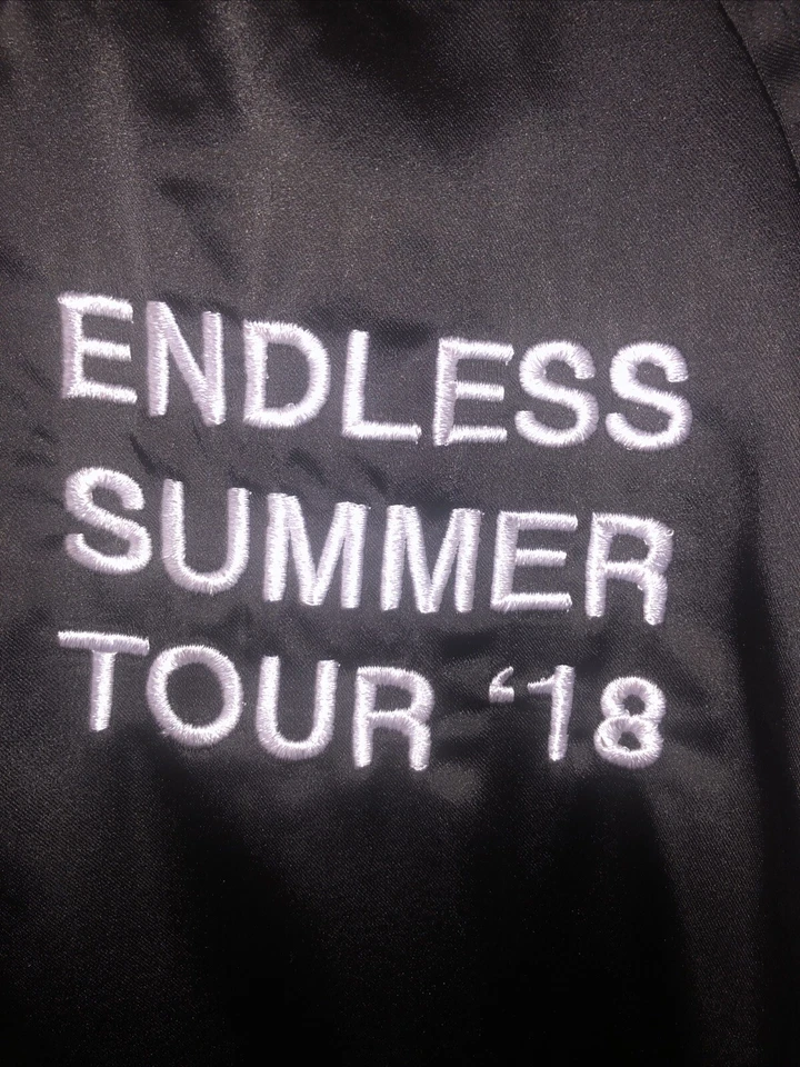 Chaqueta de satén G-Eazy para hombre XS Endless Summer Tour 2018 Lil Uzi Vert negra adulto Foto 3 de 4