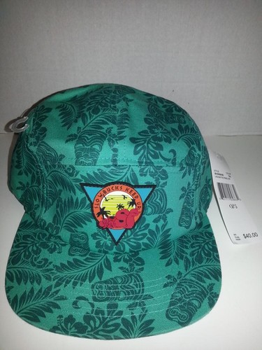 FIVE PANEL TEAL HAT CAP BUCKLE 