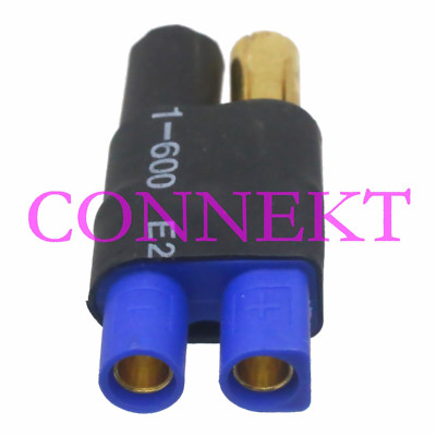 EC3 Female to HXT 5.5MM Male Bullet No wire Adapter for Turnigy / Zippy