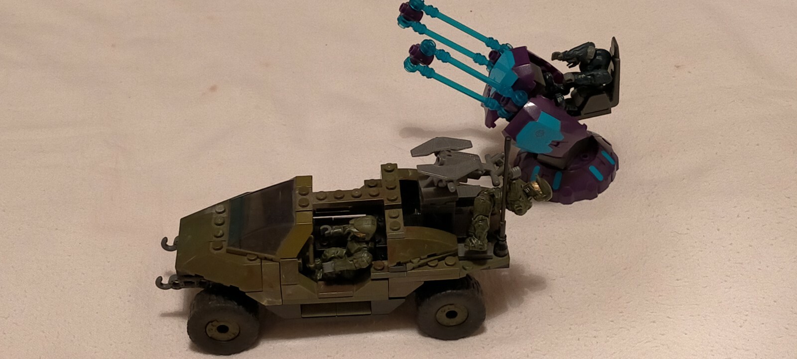 Halo Mega Bloks – UNSC Warthog 96805 – Occasion, Thème Militaire/space