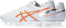 ASICS Soccer Football Shoes DS LIGHT WIDE 1103A069 White Orange US6.5 25cm 