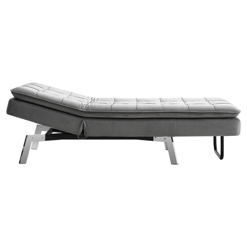 2-in-1 Convertible Chaise Longue Sleeper Sofa Bed Recliner Chair Daybed Lounger - Picture 17 of 21