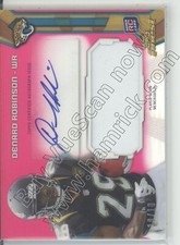 denard robinson rookie draft auto jersey patch jaguars michigan wolverines 10/10