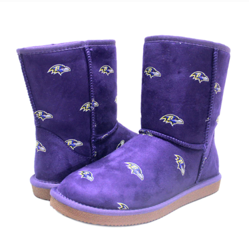 Baltimore Ravens Cuce Women's All Over Print Boots - Purple - Picture 1 of 2