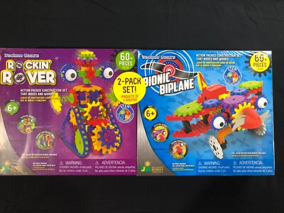 The Learning Journey 2 Pack Techno Gears: Bionic Biplane & Rockin Rover NIB 