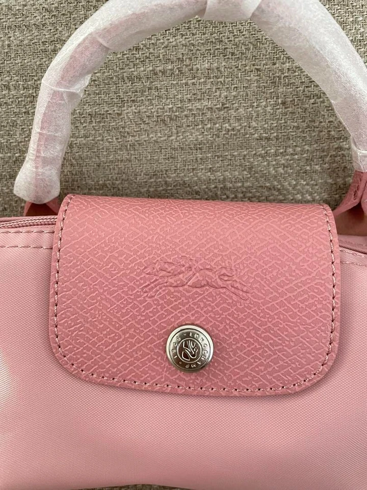 Longchamp Le Pliage XS Light Pink Shoulder Mini Bag pouch Outlet - Image 4 of 4