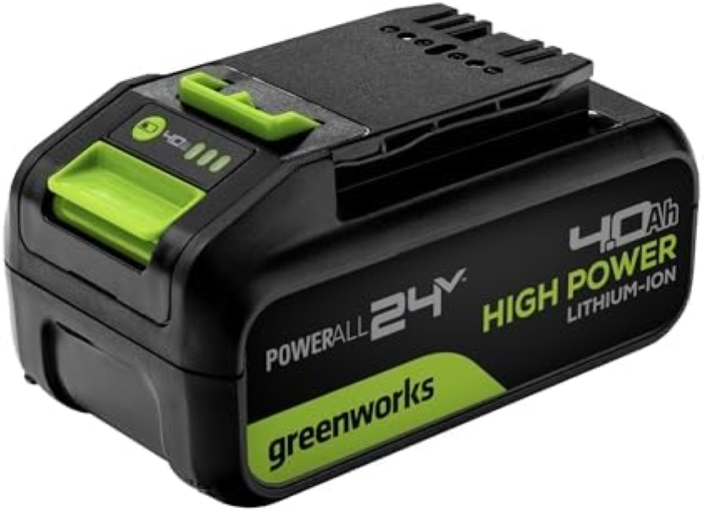 Greenworks 24V 4Ah Batteria High Power (Ricaricabile adatta a tutti i dispositiv