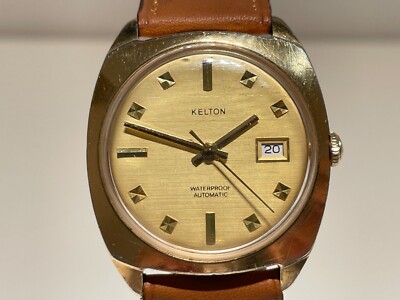 Brown Montre Kelton Automatique Vintage Canique Kelton Montres