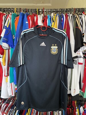 ウェア 07/08 Argentina National Uniform adidas ARGENTINA 2007 2008 2009 AWAY FOOTBALL SHIRT JERSEY ADIDAS ADIDAS