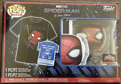 Funko Pop! Spider-Man No Way Home Diamond And T-Shirt XL Sealed New