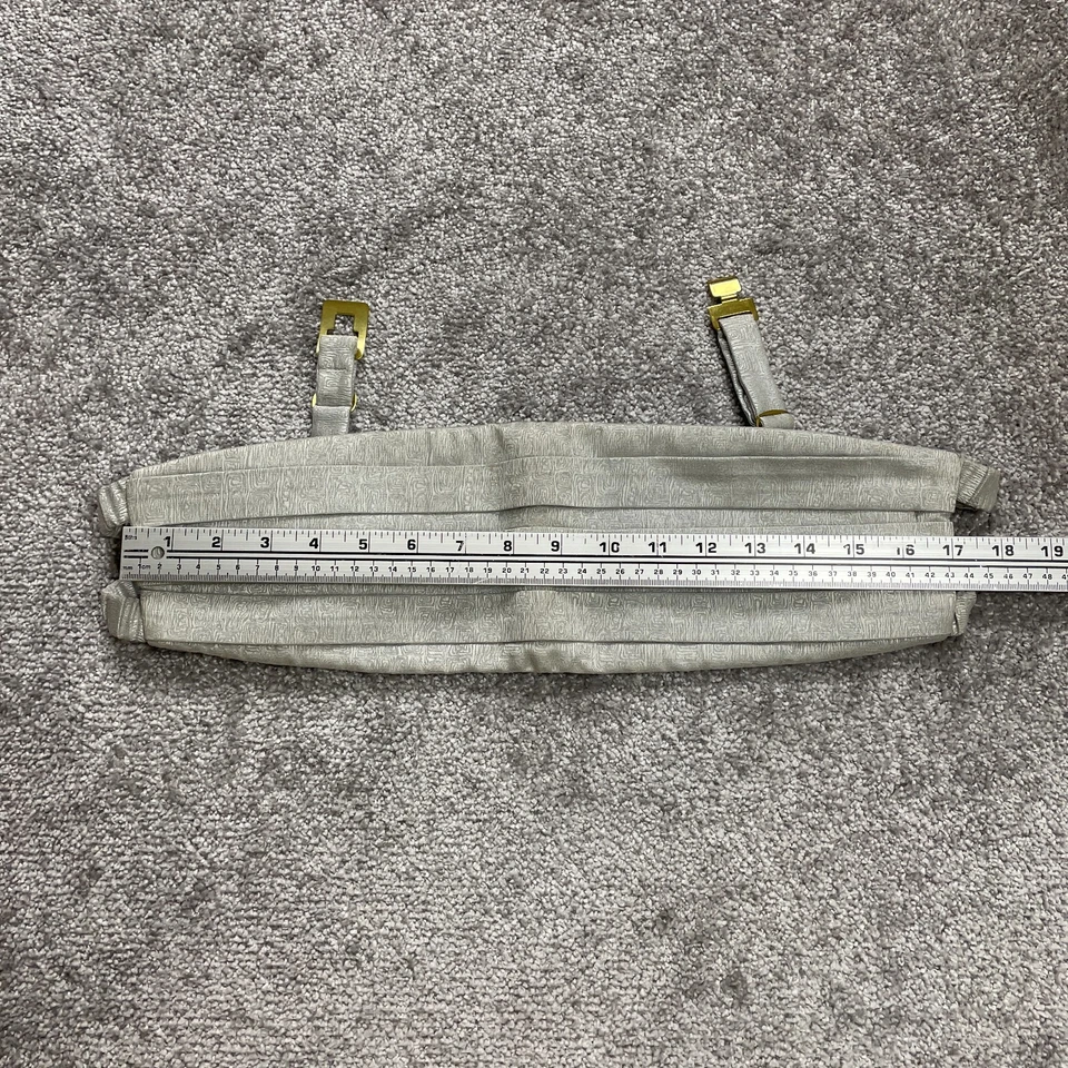 Vestido gris The Couture Collection by Lam Fashions Cummerbund Cummberbund para hombre 34 Foto 2 de 4