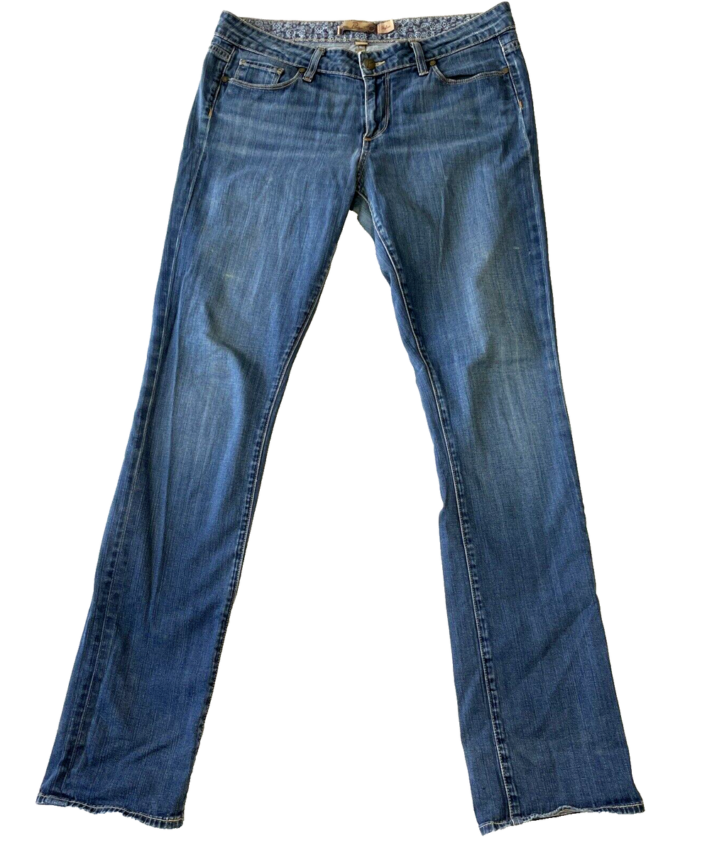 Paige Skyline Womens Blue Jeans Tag Size 28 (33x33) Low Rise