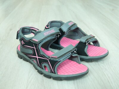 Regatta Mädchen Outdoor Sandalen grau & rosa Größe 2 / 34