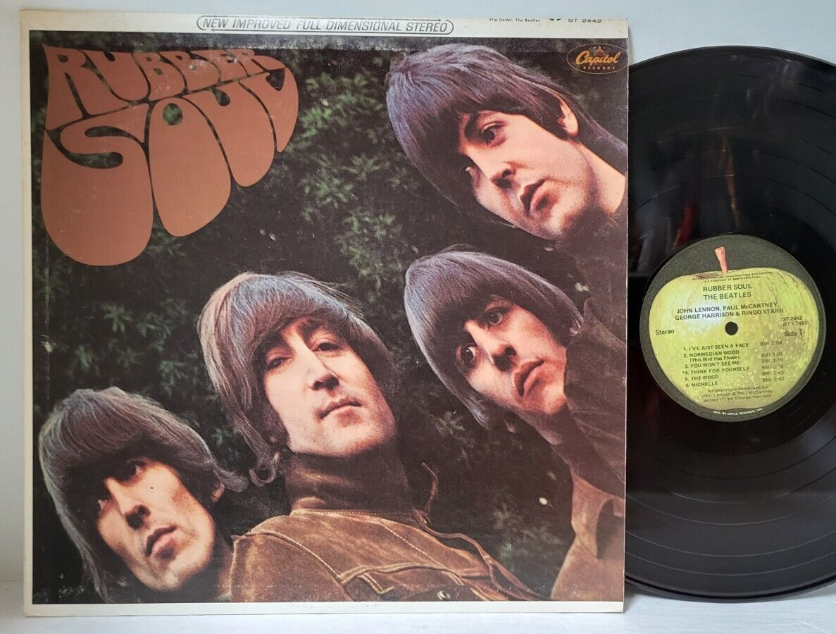 THE BEATLES Rubber Soul LP Apple ST 2442 Play Tested Strong VG+ *R1