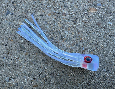 TACKLEWORKS Mini Chugger Scoop Head 5.5'' Fishing Lure Ballyhoo - Clear