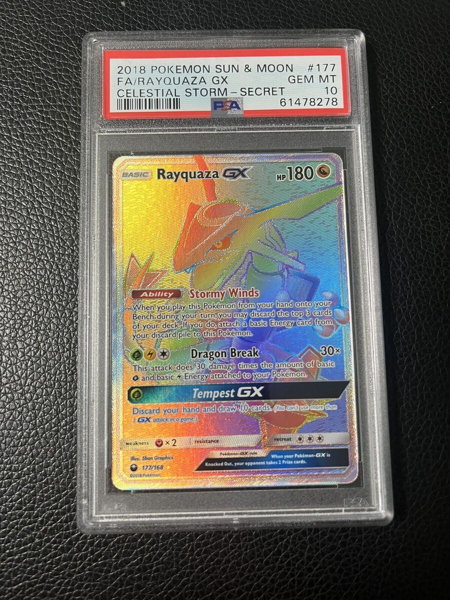 Rayquaza GX - 177/168 - Hyper Rare