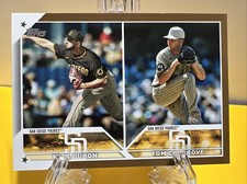 Padres RC 2023 Topps Update Gold Rookies Combo Nick Duron Tom Cosgrove #US288