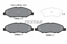 Textar 2468201 brake pad set, disc brake for Mitsubishi, Nissan