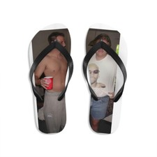 Pig Roast Party Favor - Jorts Flip-Flops