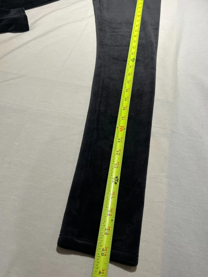 Leggings Felina Negros Ultra Luxe Terciopelo Suave Elástico Foto 3 de 4