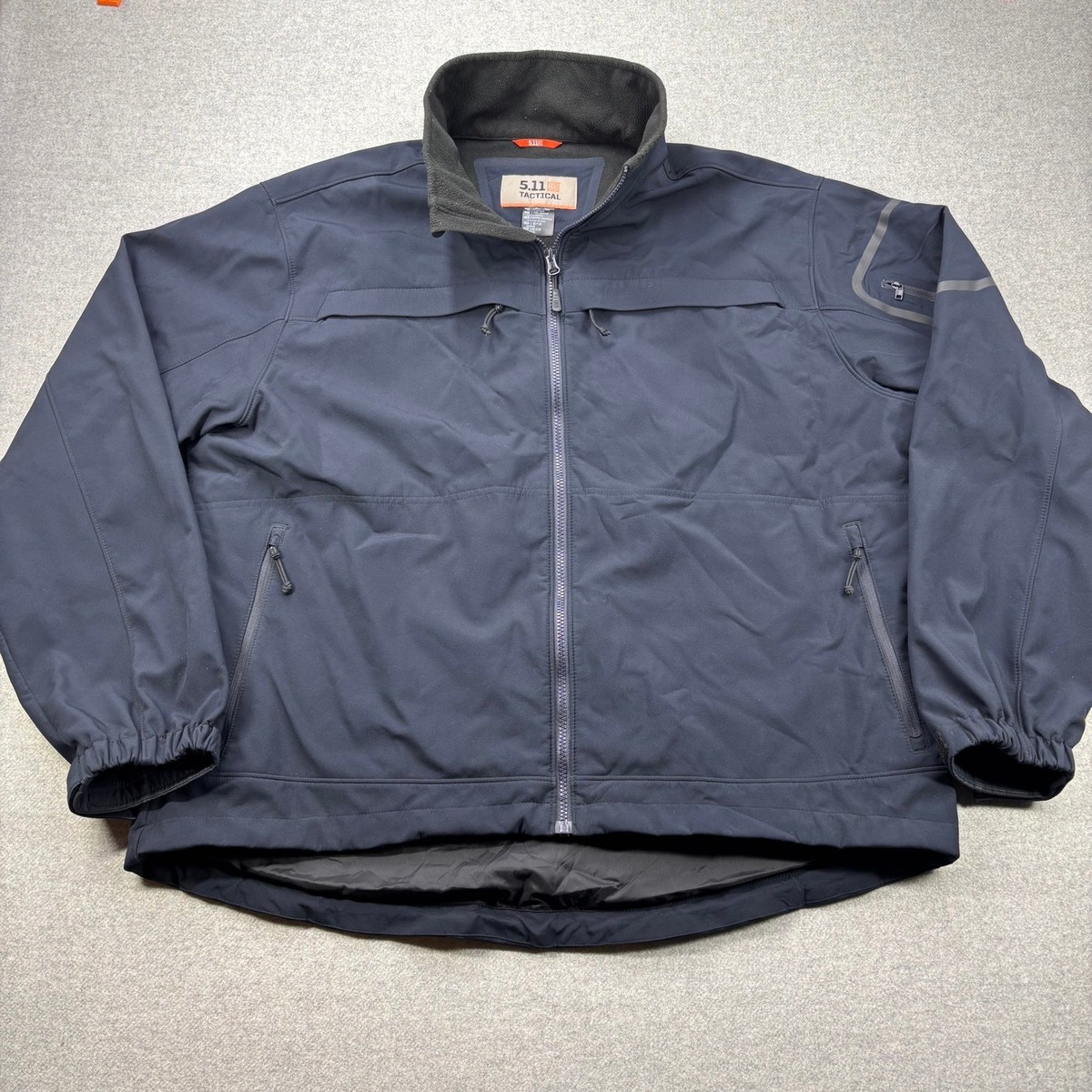 5.11 Tactical Chameleon Softshell Jacket Mens 2XL Navy Blue