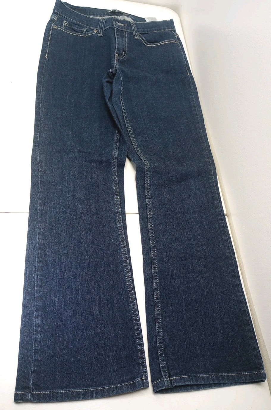 Levi's 529 Curvy Boot Cut Jeans Medium Wash Denim Mid Rise Womens 10M 30 x 32