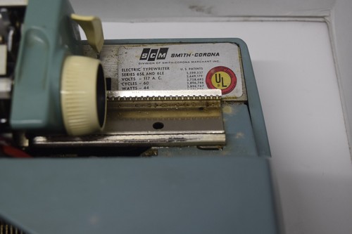Máquina de escribir eléctrica portátil SCM Smith Corona Corona Corona serie vintage 6SE 6LE - Imagen 16 de 20