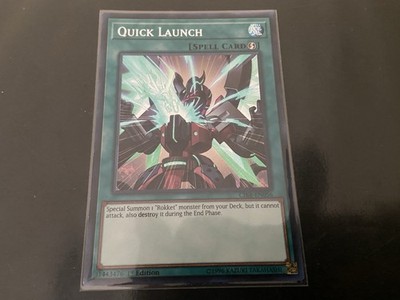 Quick Launch Secret Rare 1st Edition CIBR-EN056 