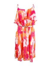 Calvin Klein Women's Belted Popover Dress