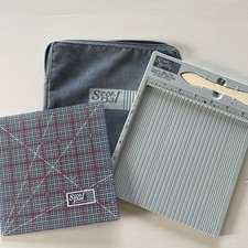 SCOR-PAL Scor-Buddy Scoring Tool 6.5x6.5 Cutting Mat Lot Includes Carry Pouch