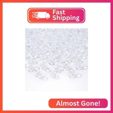 XINHUIDALSQ 150 Mini Acrylic Pacifiers for Baby Shower Girl Game, 0.86 Inch Bulk