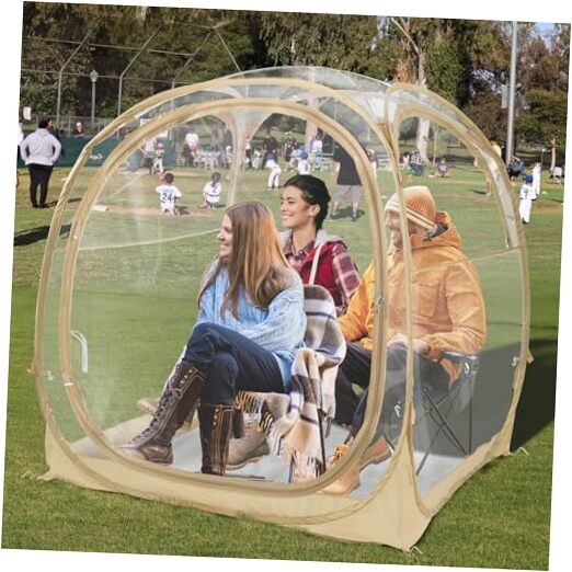 EighteenTek Pod All Weather Sports Tent with Attached Floor, 70"l X 70"w X 63"h