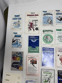 Colecovision Intellivision Coleco Game Booklet Manual Bundle Lot