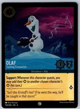 Olaf - Trusting Companion 150/204 Common Ursula's Return Lorcana Cold Foil NM